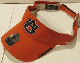 NCAA 47&#39; Brand Auburn Tigers Embroidered Raised Logo Visor Orange - £24.05 GBP