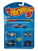 Mattel Hot Wheels Mini Micro Chroma Racers COLLECTION I MOC, 1989 - $34.62