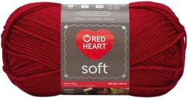 Red Heart Soft Yarn-Really Red - £13.51 GBP