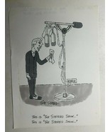 JIM JONES vintage signed 9&quot; x 12&quot;  magazine illustration - $67.53 CAD