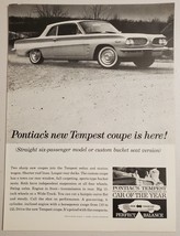 1961 Print Ad Pontiac Tempest 4-Cylinder Compact Cars - £12.10 GBP