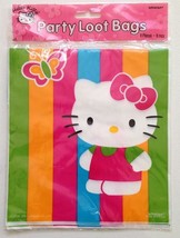 NEW HELLO KITTY Party Favor Goody Loot Bags 8 PACK Birthday - $7.76
