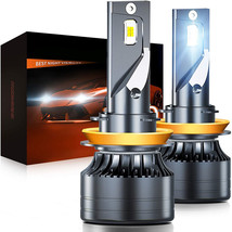 H11/H8/H9 LED Headlights, Mini Size LED Headlights Bulbs Pack of 2 Headlights - £29.68 GBP