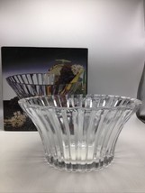 Home Beautiful Athena Crystal Hostess Bowl  9.75” Glass Contemporary NEW... - £21.97 GBP