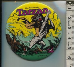 Tarzan Pin Back Button Special #1 1970&#39;s-6&quot; pin back button- fold out di... - $169.75