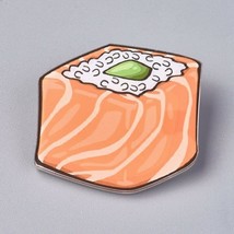 Sushi Roll Backpack Pin Brooch Acrylic Flash Accessories Japanese Kawaii - £3.18 GBP