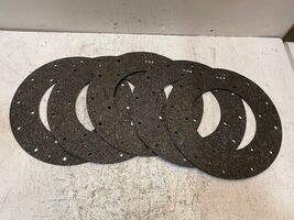 5 Qty of Clutch Plates F.12-S, 00011668, FD11837-001, 13" OD 7-1/8" Bore... - $81.22
