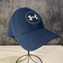 Under Armour Hat Cap Mens Large Extra Large Blue Golf Outdoors Sports Logo UA - £9.37 GBP