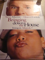 BRINGING DOWN THE HOUSE - MOVIE BANNER WITH STEVE MARTIN &amp; QUEEN LATIFAH - £23.60 GBP