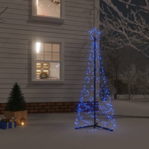 Christmas Cone Tree Blue 200 LEDs 2x6 ft - $80.99