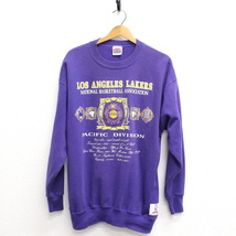 Vintage Los Angeles LA Lakers Basketball Sweatshirt XL - £150.89 GBP