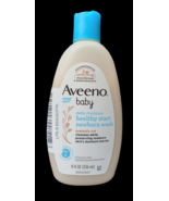 Aveeno Baby Daily Moisture Healthy Start Newborn Wash Fragrance-Free (8 ... - $203.41 MXN