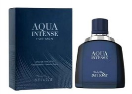 Aqua Intense Men&#39;s Designer Edt Cologne Spray By Shirley May Deluxe - Sealed! - £21.30 GBP