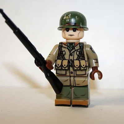 PWS 2nd Infantry Division American Soldier D Day WW2 Minifigure Accessories - £7.03 GBP