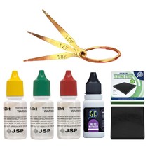 Gold Testing Needle Set &amp; 10K 14K 18K 22K 24K  Acid Test Solutions Neutr... - $42.54