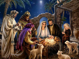 Christmas Card Nativity Scene Cross Stitch Pattern***LOOK*** - £2.35 GBP