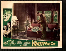 Whispering City 11&quot;x14&quot; Lobby Card #5 Paul Lukas Helmut Dantine Film-Noir - £32.80 GBP