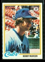 Vintage 1978 Topps Baseball Trading Card #590 Bobby Murcer Chicago Cubs - £6.70 GBP