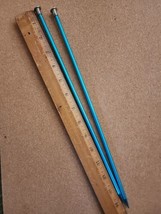 Boye Knitting Needles Size 10 Metal Blue Single Point 5.75mm Aluminum 14... - $3.85
