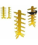 2 NEW YELLOW 6 PAIR SUNGLASS DISPLAY RACK  holder glasses counter displa... - $26.02 CAD