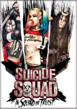 Suicide Squad Movie Harley Quinn In Squad We Trust Refrigerator Magnet UNUSED - £3.13 GBP