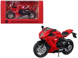 2022 MV Agusta F3 Rosso Motorcycle Red 1/18 Diecast Model by CM Models - $51.78