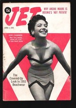 Jet  6/2/1955-Doris Chambers swimsuit cover &amp; feature-Miss-print error issue-... - £37.55 GBP