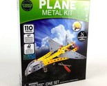 Science Squad 110 Pieces Build Plane Metal Kit Ages 8+ Building Set Engi... - $14.75