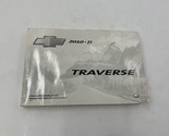 2011 Chevrolet Traverse Owners Manual OEM N02B45012 - £15.54 GBP