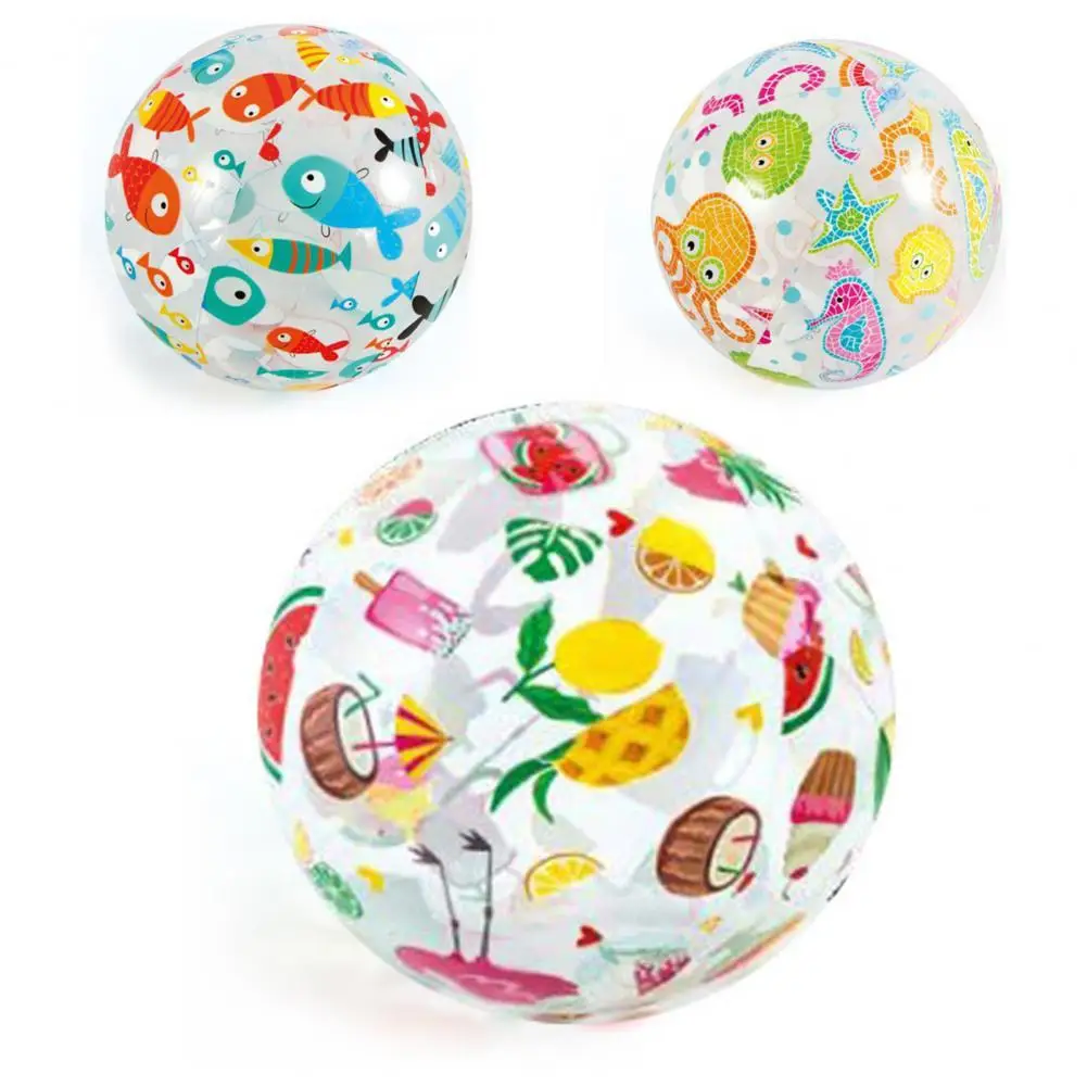 Colorful Ball Toy Floating Elastic Inflatable Kids Children Beach Ball Toy for - £7.43 GBP+