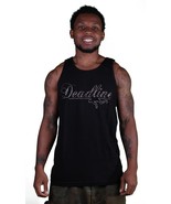 Deadline Black Goyard Maize Script Logo Tank Top Muscle Shirt - $14.96