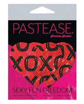 Pastease Premium Glitter XOXO Heart - Red/Black O/S - £20.70 GBP