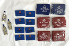 17 Piece New Bacardi Lot Sweatbands Flashing Pins Backs Vanila Razz Wolf... - £23.22 GBP