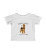 Airedale Terriers Infant Fine Jersey Tee, Toddler Clothes - $228.47 MXN