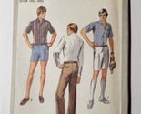 1978 Simplicity Sewing Pattern 8878 Size 32-39 Extra Tall Pants 3 Length... - $14.84