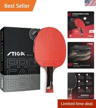 Pro Carbon Performance-Level Table Tennis Racket with Carbon Technology ... - $159.37