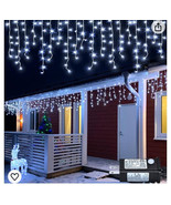 Christmas Icicle Lights I Holiday Lights I Curtain String Lights - £12.67 GBP