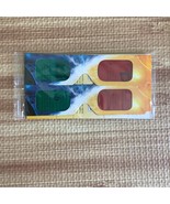 2 Pairs - Kodak 3-D Print Cardboard Movie Glasses 2011 - New - $6.90