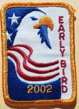 Vintage Girl Scout Early Bird 2002  2-1/4&quot; x 3&quot; Patch - £3.15 GBP
