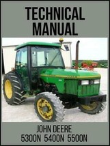 John Deere  5300N 5400N 5500N Tractor Technical Manual TM4598 On USB Drive - £14.38 GBP