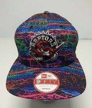 Men's New Era Cap NBA Toronto Raptors Navy Red 9FIFTY Snapback Hat - $49.00