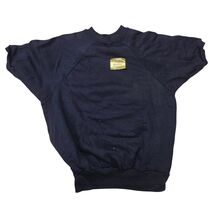 VTG 70s Wrangler Dark Navy Short Sleeve Sweatshirt M 38-40 NWT USA-Made ... - $89.05