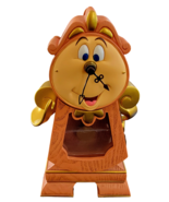 Disney Parks Beauty and the Beast Cogsworth Clock 10&quot; Working Clock Figu... - $1,686.15 MXN