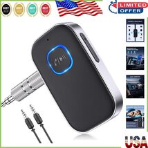 Bluetooth 5.0 Car Receiver - Noise Cancelling AUX Adapter with 16H Batte... - $31.67
