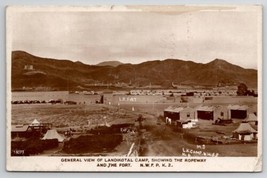 Pakistan Landikotal Camp Showing The Ropeway And Fort Real Photo Postcard C39 - £15.65 GBP