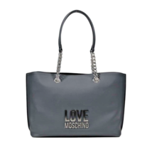 Love Moschino Women Bag - Designer Black Tote Bag Fashion Handbag Large - $4,660.59 MXN