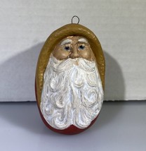 Vintage Ceramic Santa Claus Christmas Ornament - £4.27 GBP