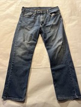 Levis 505 Jeans Mens 36x30 Medium Wash Straight Denim 100% Cotton Blue Y... - £15.58 GBP