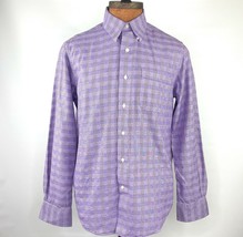 Tommy Bahama Dress Shirt Men&#39;s 15.5 34/35 Long Sleeve Button Down Purple - £16.39 GBP