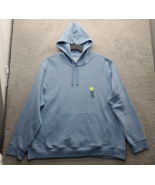 Tek Gear Hoodie Mens 2XB Blue Solid Ultrasoft Fleece Lined Stretch Ragla... - $452.22 MXN